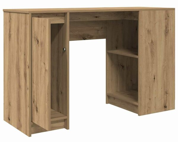 VidaXL kézműves tölgy színű szerelt fa íróasztal 120x42x76 cm