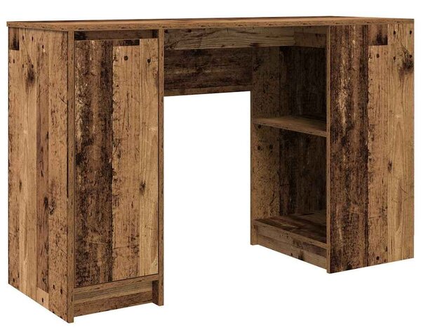 VidaXL antik fa szerelt fa íróasztal 120x42x76 cm