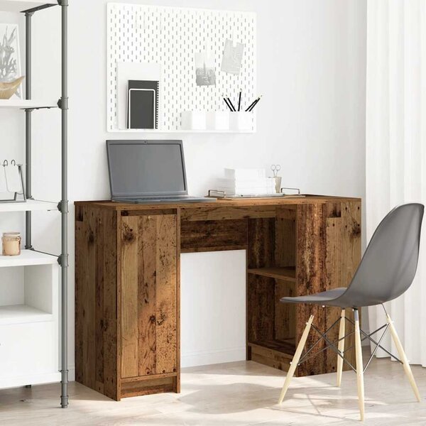 VidaXL antik fa szerelt fa íróasztal 120x42x76 cm