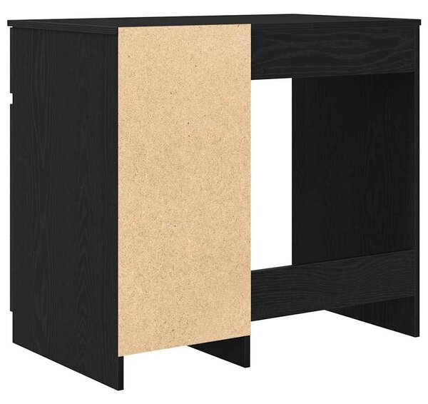 VidaXL fekete tölgy forgácslap íróasztal 86x49x76 cm