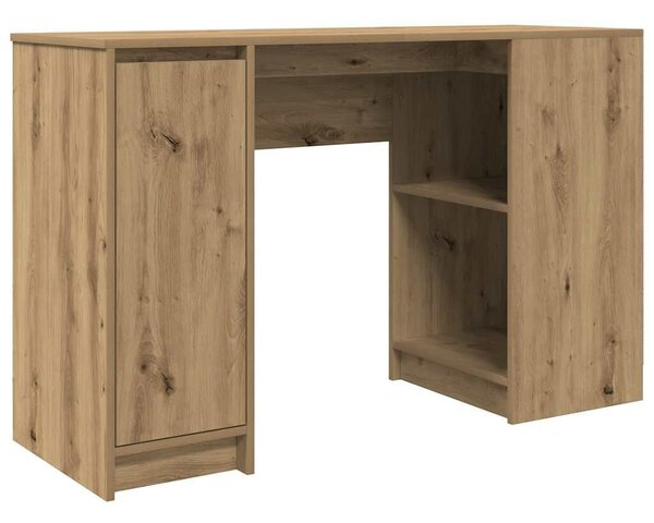 VidaXL kézműves tölgy színű szerelt fa íróasztal 120x42x76 cm