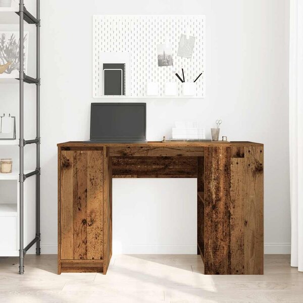 VidaXL antik fa szerelt fa íróasztal 120x42x76 cm
