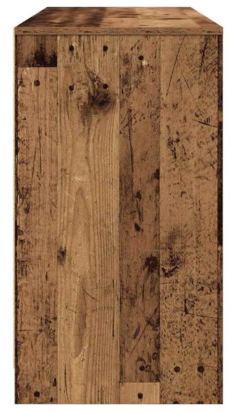 VidaXL antik fa szerelt fa íróasztal 120x42x76 cm