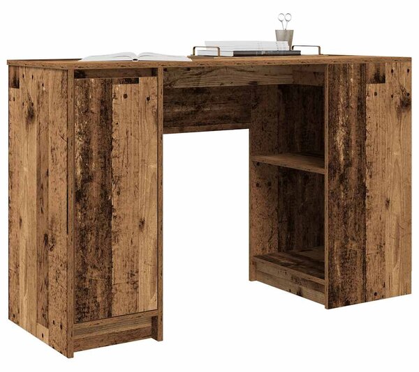 VidaXL antik fa szerelt fa íróasztal 120x42x76 cm