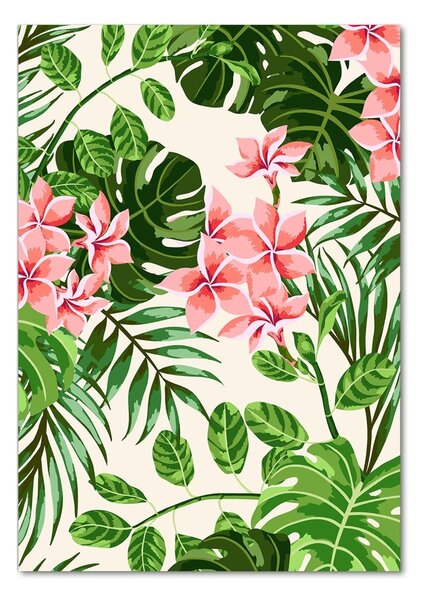 Photo kép üveg Hawaii virágok