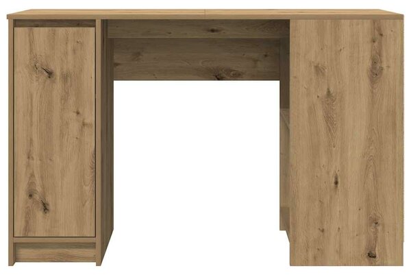 VidaXL kézműves tölgy színű szerelt fa íróasztal 120x42x76 cm