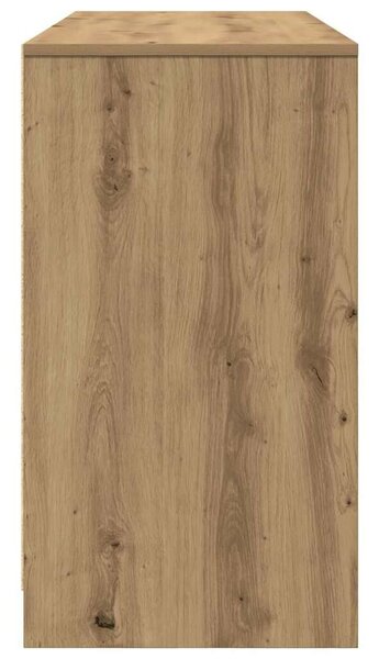 VidaXL kézműves tölgy színű szerelt fa íróasztal 120x42x76 cm