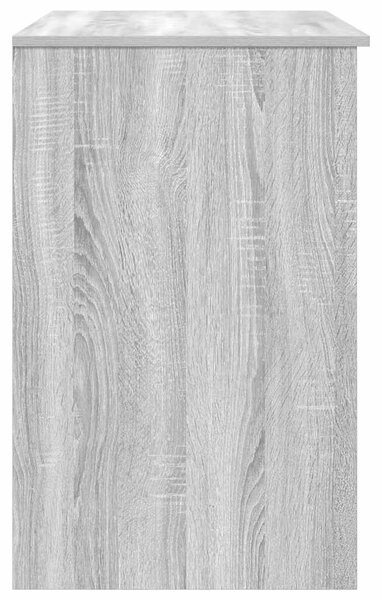VidaXL szürke sonoma színű szerelt fa íróasztal 86x49x76 cm