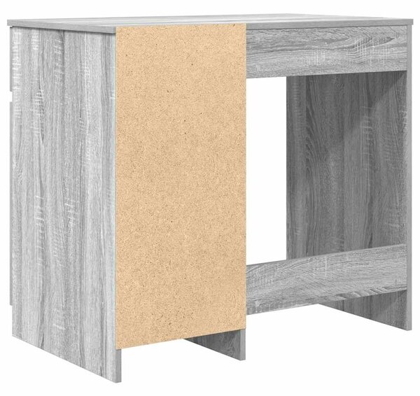 VidaXL szürke sonoma színű szerelt fa íróasztal 86x49x76 cm