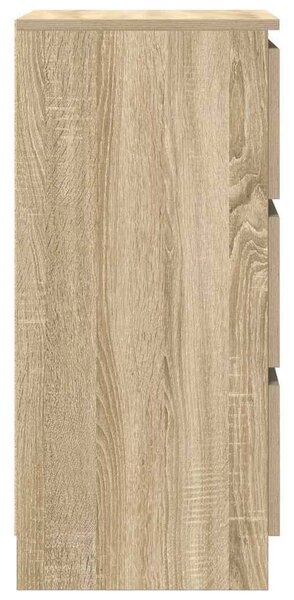VidaXL sonoma tölgy színű szerelt fa tálalóasztal 37,5x35x76 cm