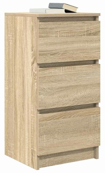 VidaXL sonoma tölgy színű szerelt fa tálalóasztal 37,5x35x76 cm