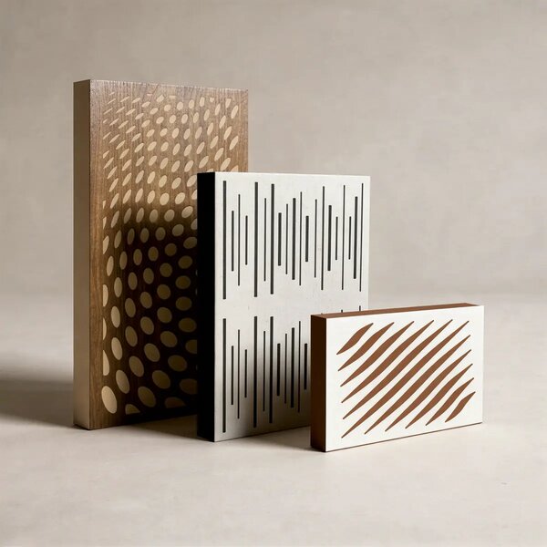 Varnour akusztikus panel diffúzorral - 54x64x6cm