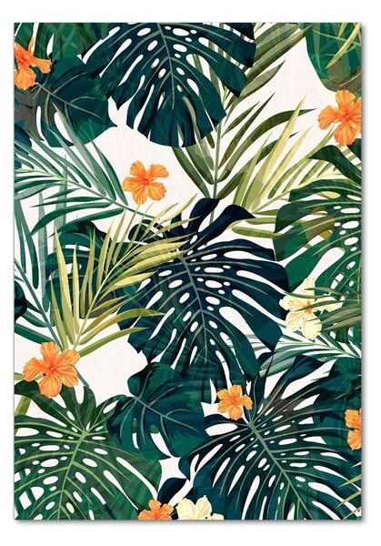 Photo kép üveg Hawaii mintás