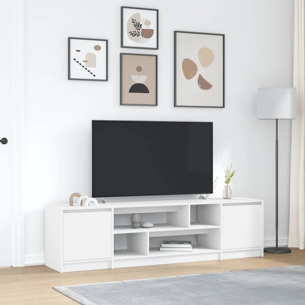 VidaXL fehér szerelt fa TV-szekrény 188,5x41x50 cm