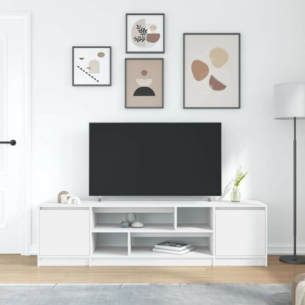 VidaXL fehér szerelt fa TV-szekrény 188,5x41x50 cm