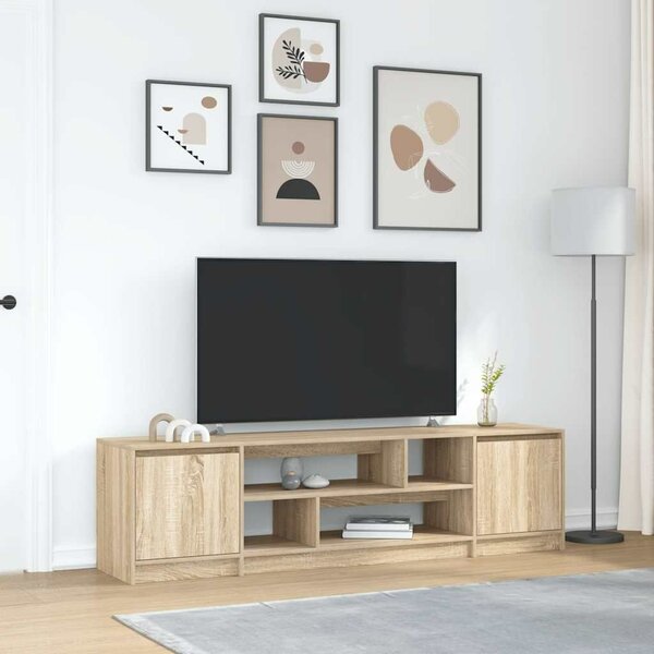 VidaXL sonoma tölgy színű szerelt fa TV-szekrény 188,5x41x50 cm