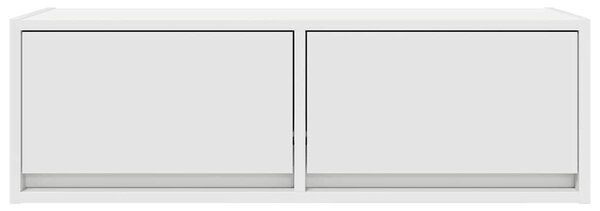VidaXL 2 db fehér szerelt fa TV-szekrény 80x31x25,5 cm