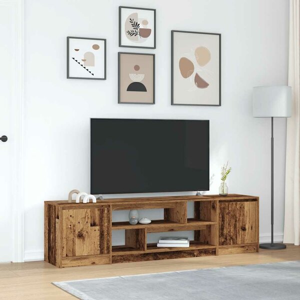 VidaXL antik fa színű szerelt fa TV-szekrény 188,5x41x50 cm