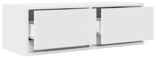 VidaXL 2 db fehér szerelt fa TV-szekrény 80x31x25,5 cm