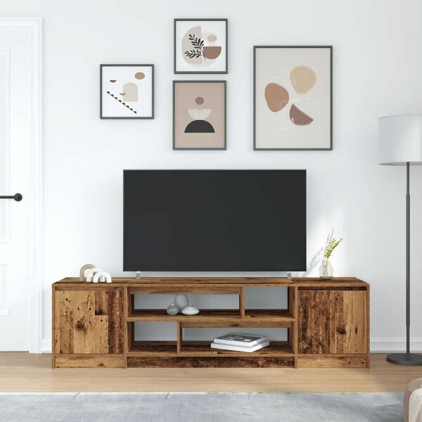 VidaXL antik fa színű szerelt fa TV-szekrény 188,5x41x50 cm