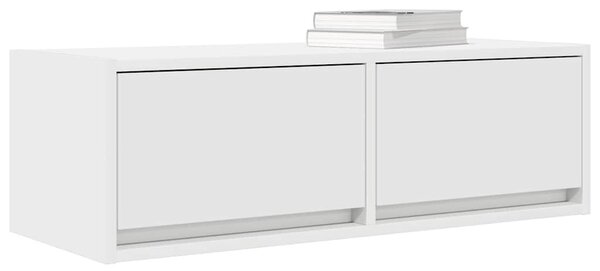 VidaXL 2 db fehér szerelt fa TV-szekrény 80x31x25,5 cm