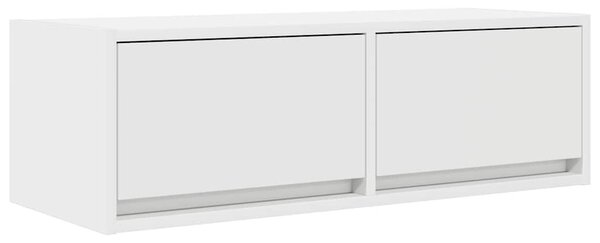 VidaXL 2 db fehér szerelt fa TV-szekrény 80x31x25,5 cm