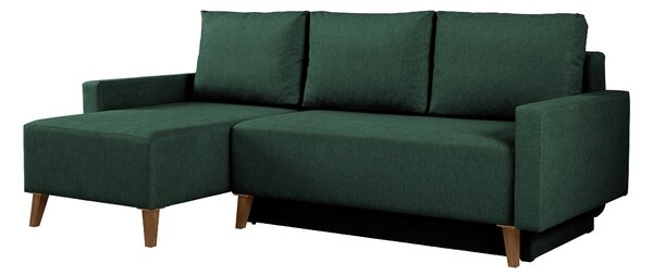 Sarokkanapé Delbene 130, Kárpit, 90x225x140cm
