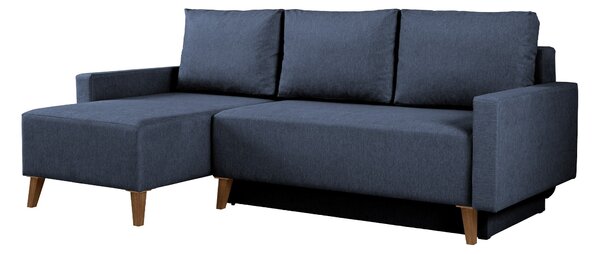 Sarokkanapé Delbene 130, Kárpit, 90x225x140cm