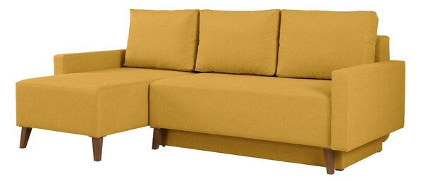 Sarokkanapé Delbene 130, Kárpit, 90x225x140cm