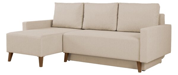 Sarokkanapé Delbene 130, Kárpit, 90x225x140cm