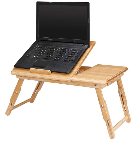 Casaria® Bambusz laptop asztal