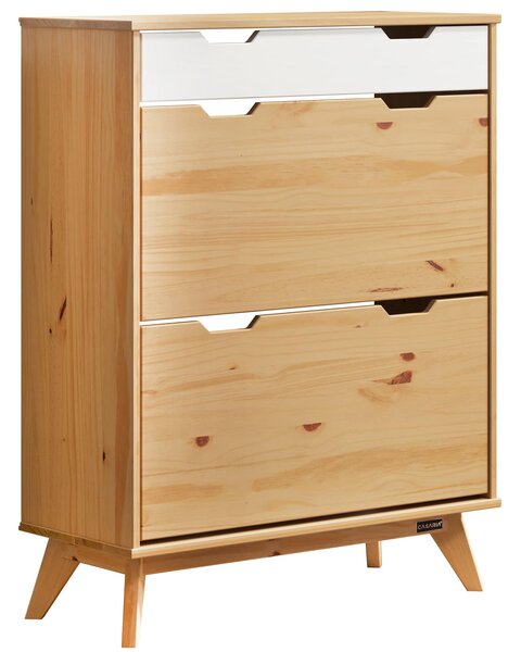 Casaria® Borneo cipősszekrény - 101x33x80 cm