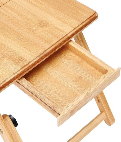 Casaria® Bambusz laptop asztal