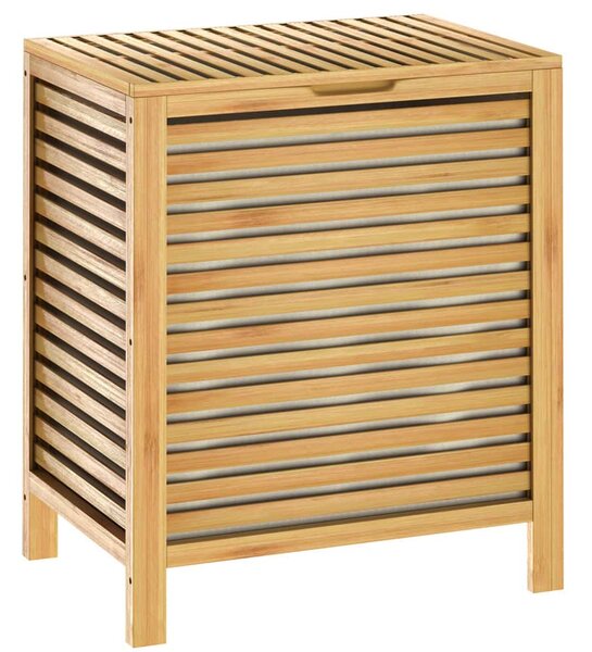 Casaria® Bambusz szennyeskosár - 62L