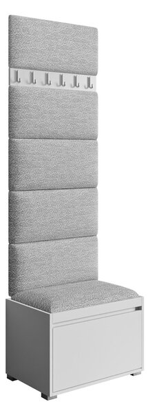 Előszoba garnitúra Comfivo Pinus V, 207x65x34cm, Laminált forgácslap, Kárpit