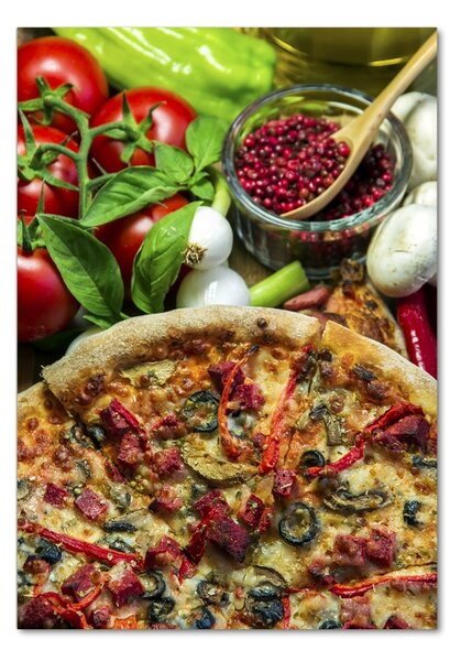 Üvegfotó Pizza