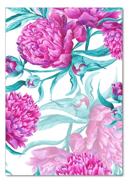 Photo kép üveg Peonies