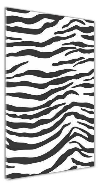 Üvegkép nyomtatás Zebra háttér