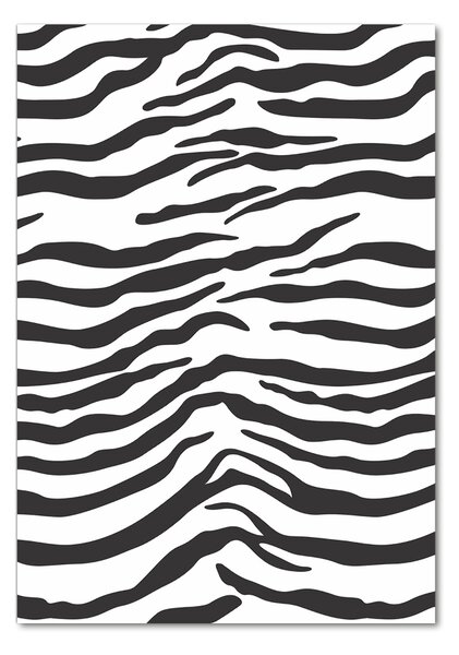 Üvegkép nyomtatás Zebra háttér