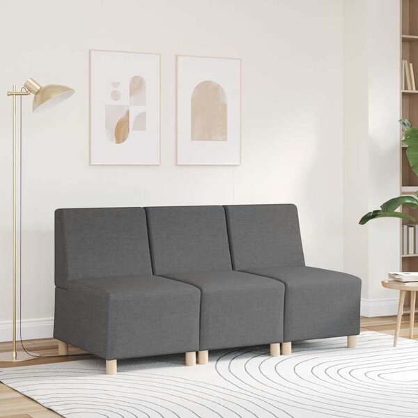VidaXL sötétszürke szövet kanapéfotel 55 cm