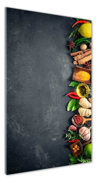 Üvegfotó Fűszerek és fűszernövények