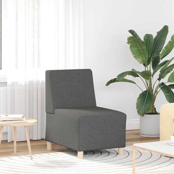 VidaXL sötétszürke szövet kanapéfotel 55 cm