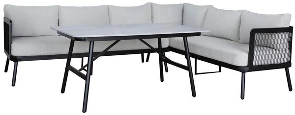 Rojaplast Edinburgh alumínium kerti asztal 140 x 80 cm