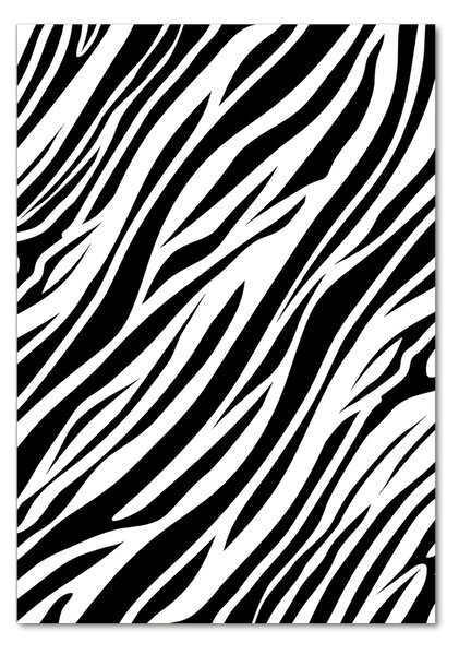 Üvegkép falra Zebra háttér