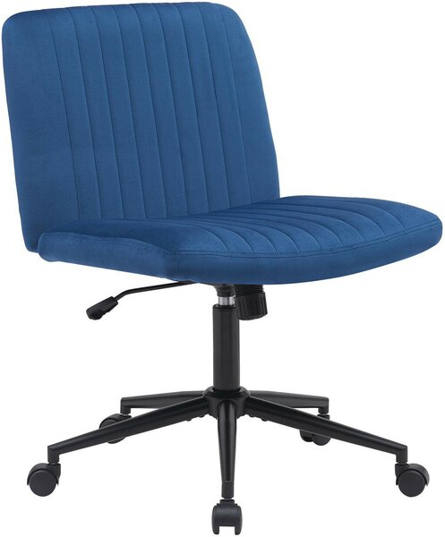 Kingman szövet irodai forgószék kék-fekete 325356