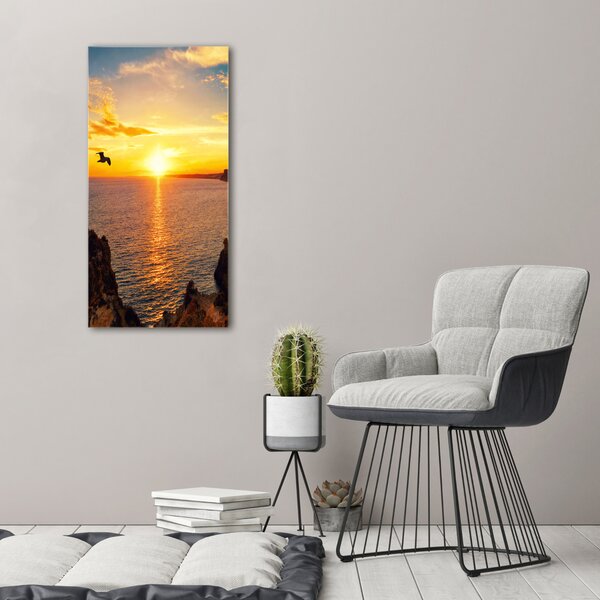 Vászon nyomtatás Sunset tengeren