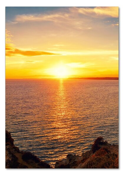 Üvegkép nyomtatás Sunset tengeren
