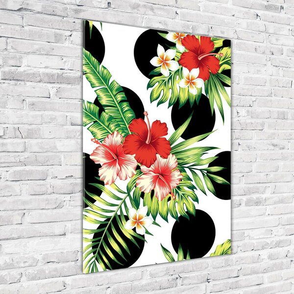Photo kép üveg Hawaii mintás