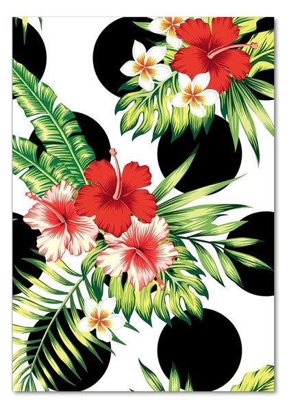 Photo kép üveg Hawaii mintás