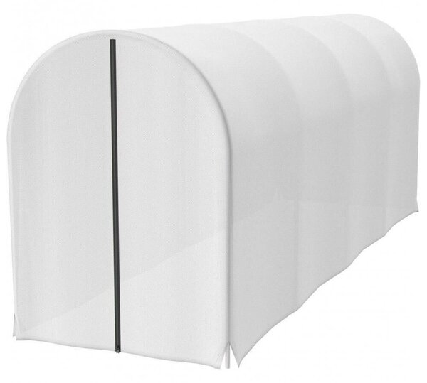 PALISAD 500x110x100cm üvegház szett cipzáras borítással, nemszőtt anyag SUF 90